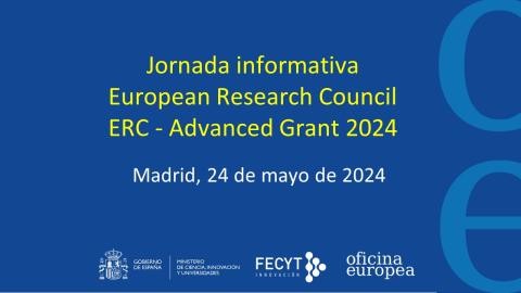 Jornada informativa nacional ERC-Advanced Grant 2024 - Instrument Lump Sum