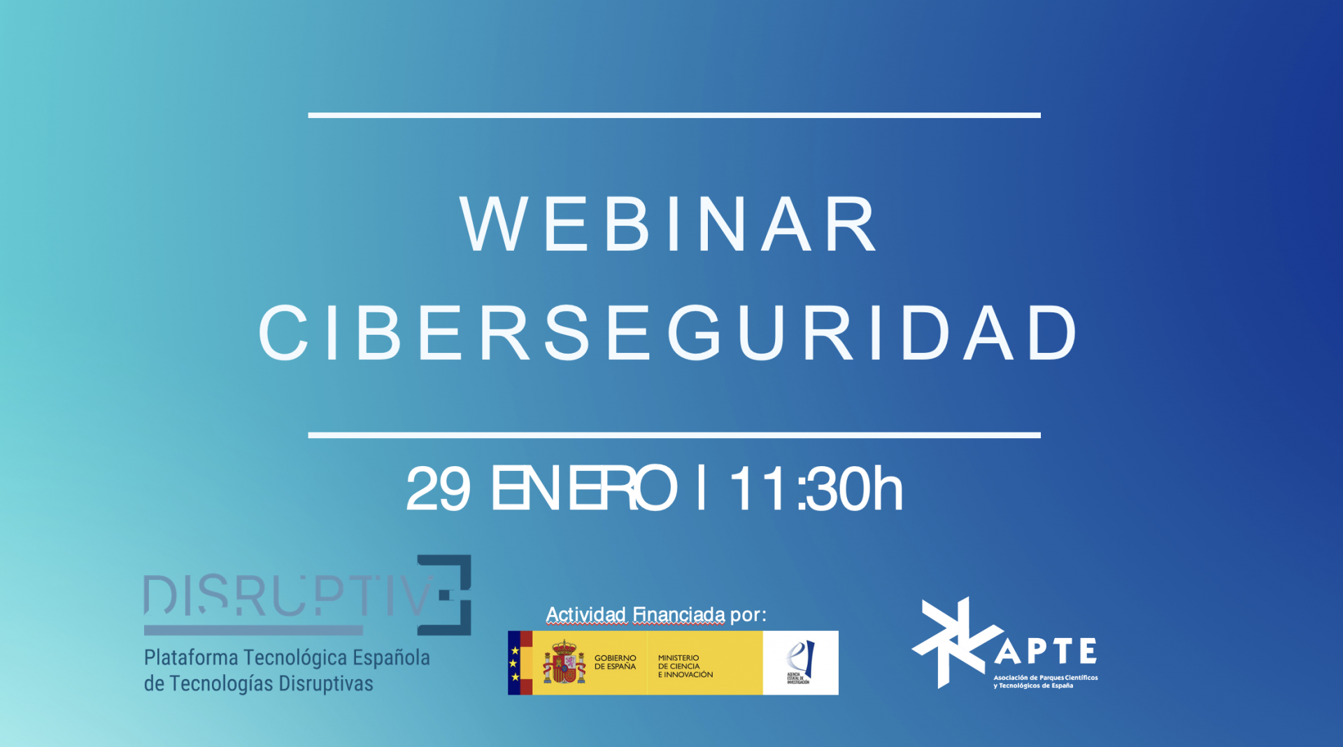 Webinar "Desafíos y retos de las pymes en ciberseguridad"